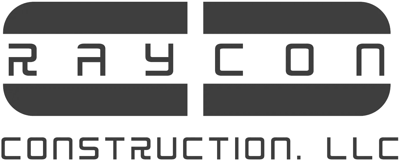 Greyscale Logo for Raycon Construction